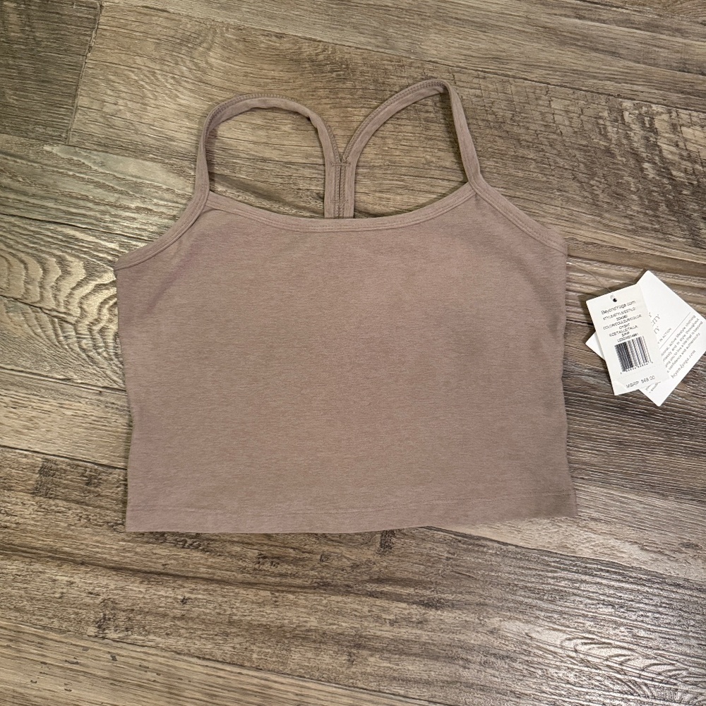NWT - Beyond Yoga - Slim Racerback - Birch Heather - Size XS